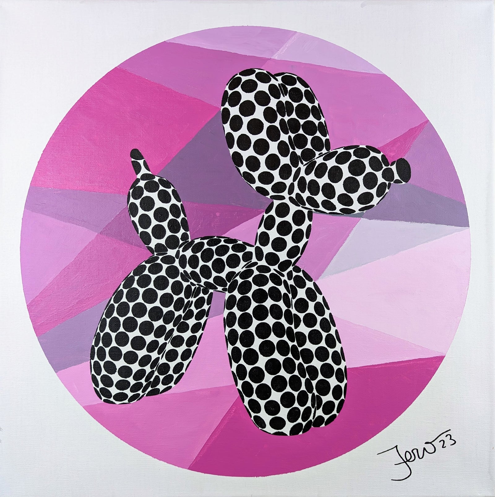 Balloon Dog #2, Small, Pink