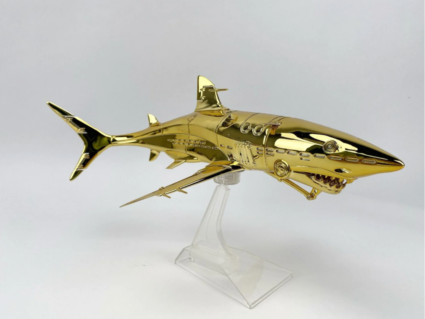 Sorayama Shark (Gold)