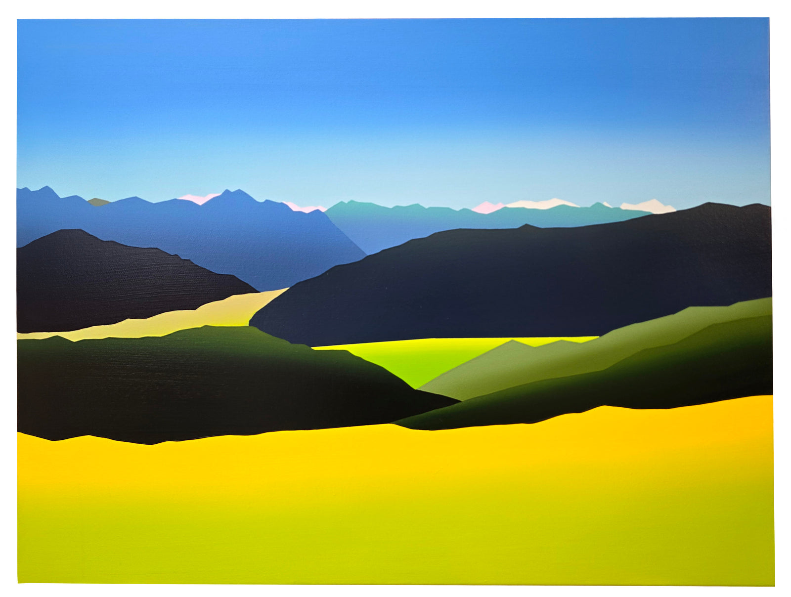 Into the valley (Panorama of the Dolomites)