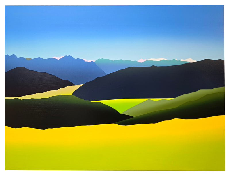 Into the valley (Panorama of the Dolomites)