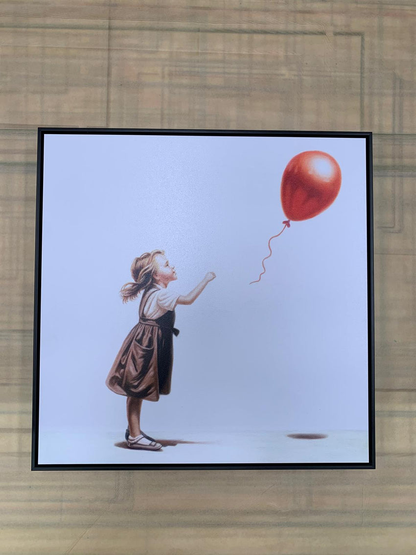 Balloon girl for Chad Mather